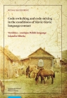 Code-switching and code-mixing in the conditions of Slavic-Slavic language contact