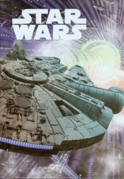 Brulion A6 Star Wars w kratkę 96 kartek Sokół - <br />