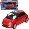 WELLY Fiat 500 2007, czerwony (WE22514)