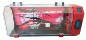 Helikopter zdalnie sterowany 3,5 kanałowy 18cm czerwony - <br />