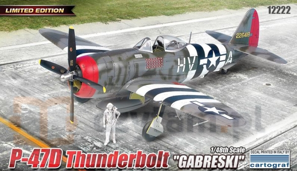 ACADEMY P47D Thunderbolt Gabreski (12222) 