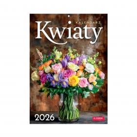 Kalendarz ścienny A4 - Kwiaty 2026