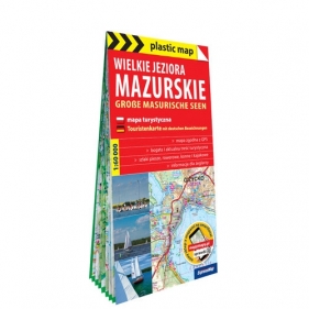 Wielkie Jeziora Mazurskie foliowana mapa turystyczna 1:60 000 - Opracowanie zbiorowe