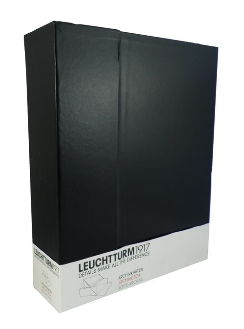 Pudełko na dokumenty A4 Leuchtturm1917 czarne