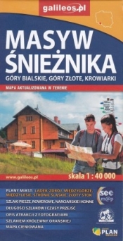 Masyw Śnieżnika, Góry Bielskie, Góry Złote - mapa - Opracowanie zbiorowe