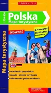 Polska Mapa turystyczna - <br />