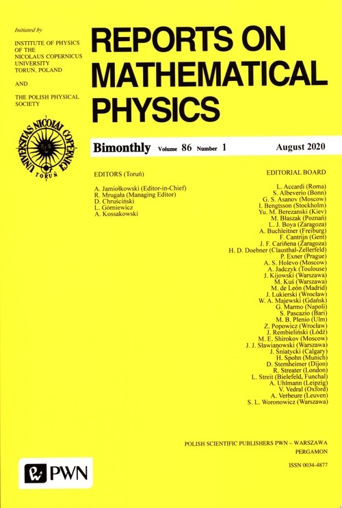 Reports On Mathematical Physics 86/1 - Polska