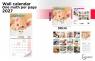  Kalendarz 2027 ścienny 30x30cm kotki