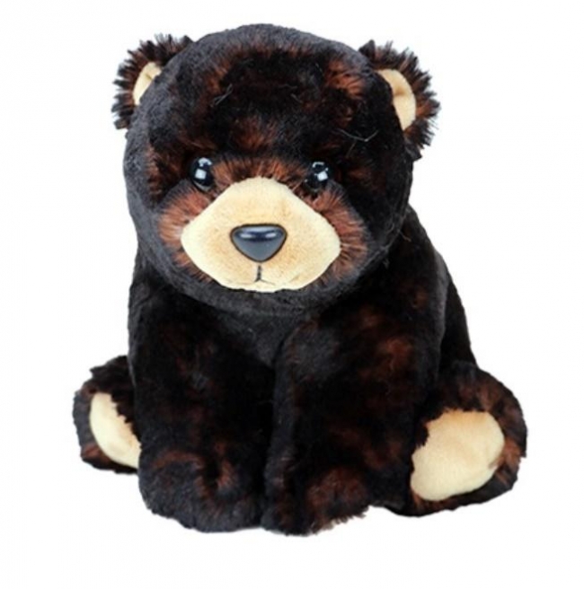 <img src='https://webimage.pl/pics/703/1/d0008421401703.jpg' style='height:440px' /> Beanie Babies brązowo czarny niedźwiedź Kodi 15cm