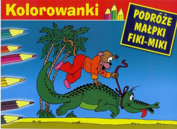 Kolorowanki (Fiki-Miki i krokodyl)