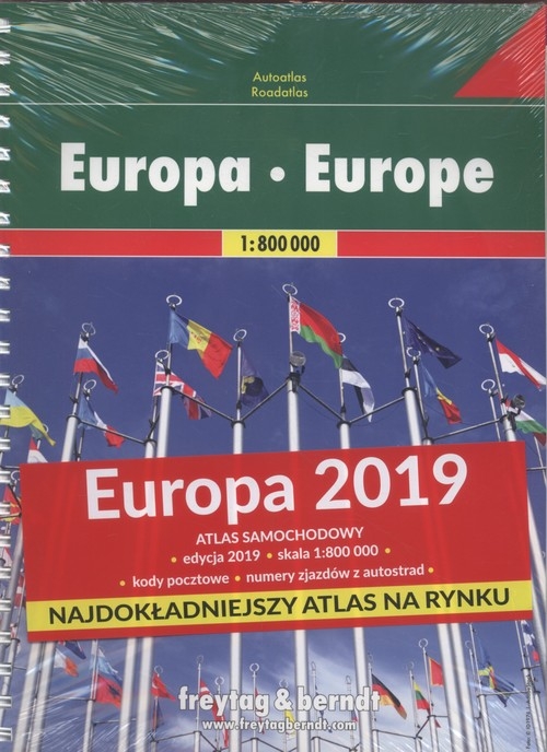 Atlas Europa 1:800 000 2019