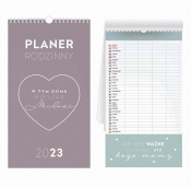 Kalendarz rodzinny 2023 - miłość (25 x 45 cm)