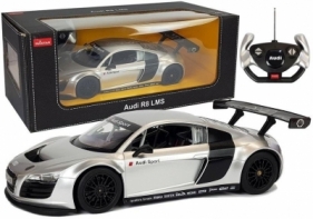 Auto R/C Audi R8 LMS Rastar 1:14 srebrne