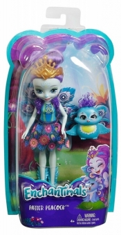 Enchantimals Lalka + zwierzątko Patter Peacock Doll (DVH87/DYC76p)