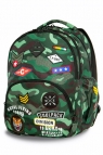 CoolPack - Bentley - Plecak młodzieżowy - Camo green  (Badges) (A16110)