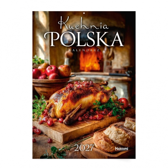 Kalendarz 2027 A4 ścienny Kuchnia polska