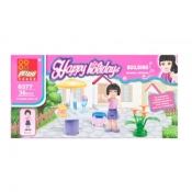 Klocki konstrukcyjne Mega Creative 36 elementów dla dziewczynki (463050)