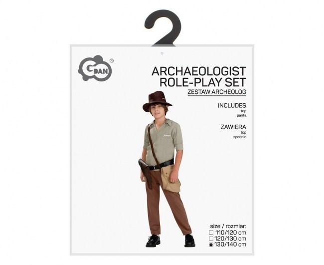 <img src='https://webimage.pl/pics/704/4/d5906639414704.jpg' style='height:440px' /> Strój dla dzieci Archeolog 130/140cm