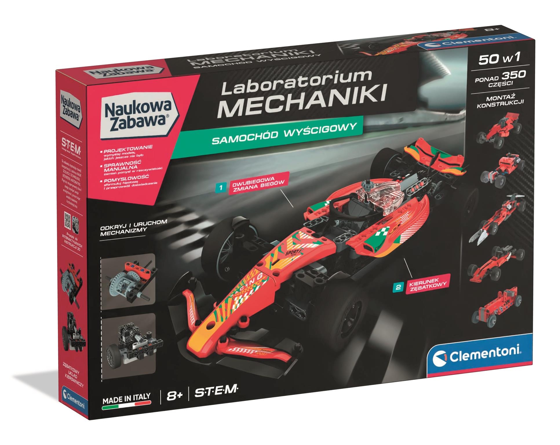 Laboratorium mechaniki: Samochód wyścigowy (50403)