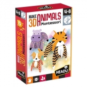 Montessori stwórz zwierzęta 3D