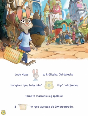Czytanki naklejanki. Policjantka na medal. Disney. Zwierzogród - Ilona Siwak