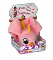 Bunnies Friends: Pluszowy ptaszek z magnesem - różowy (BUN 096943/097704)