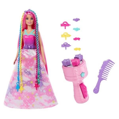 Barbie Dreamtopia Księżniczka Zakręcone pasemka