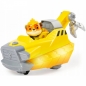 Psi Patrol Mighty Pups: Charged Up - pojazd z dźwiękiem + figurka Kosmopiesek Rubble (6055753/20121274)