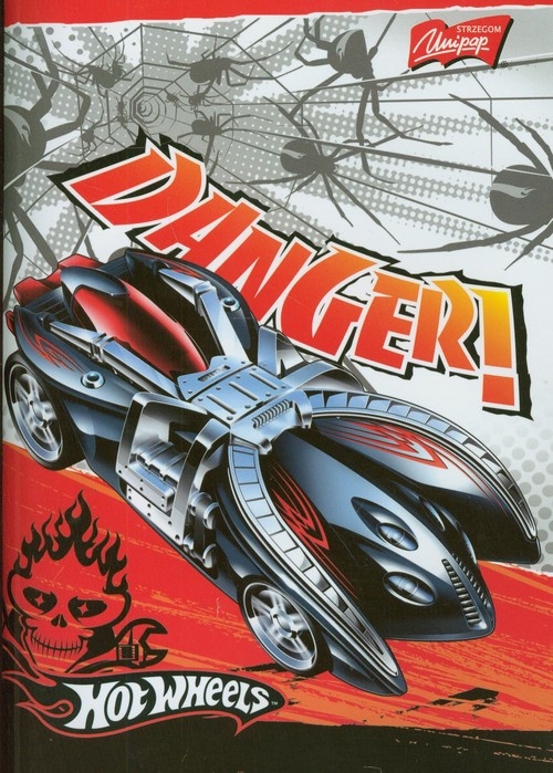 Zeszyt A5 Hot Wheels gładki 16 kartek Danger