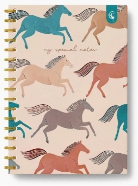 Kołonotatnik ozdobny B5/160K kratka Jednorożc