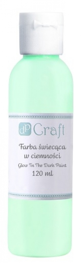 Farba świecąca w ciemności, 120 ml - green (PFC-003) - PFC-003
