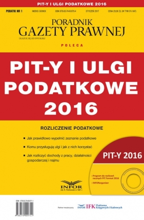 PIT-y i Ulgi Podatkowe 2016
