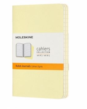 Zestaw 3 zeszytów Cahier Journals 9x14 linie