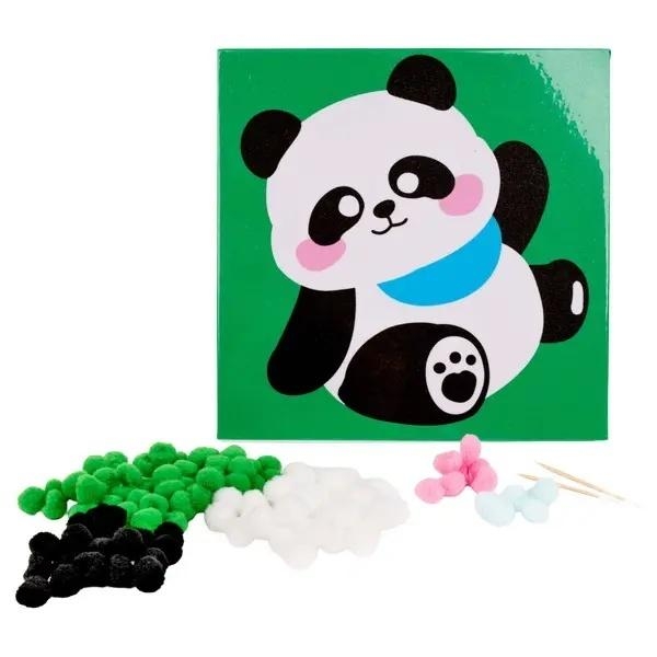 Mozaika pomponowa Panda