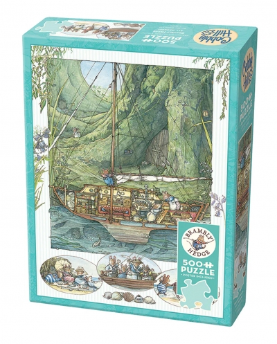 <img src='https://webimage.pl/pics/705/1/d625012451062.jpg' style='height:440px' /> Puzzle 500 Brambly Hedge Wszyscy na pokład! 113522