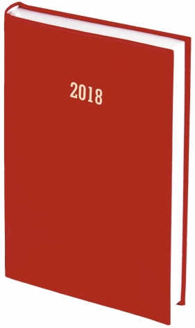 Kalendarz 2018 B6 Dzienny Albit Czerwony