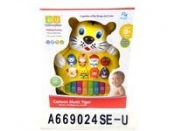 Pianinko mysz z głosami zwierząt 26 cm
