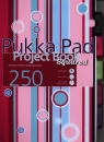 Kołozeszyt A4 Pukka Pad Stripe w kratkę 250 stron różowo-niebieski