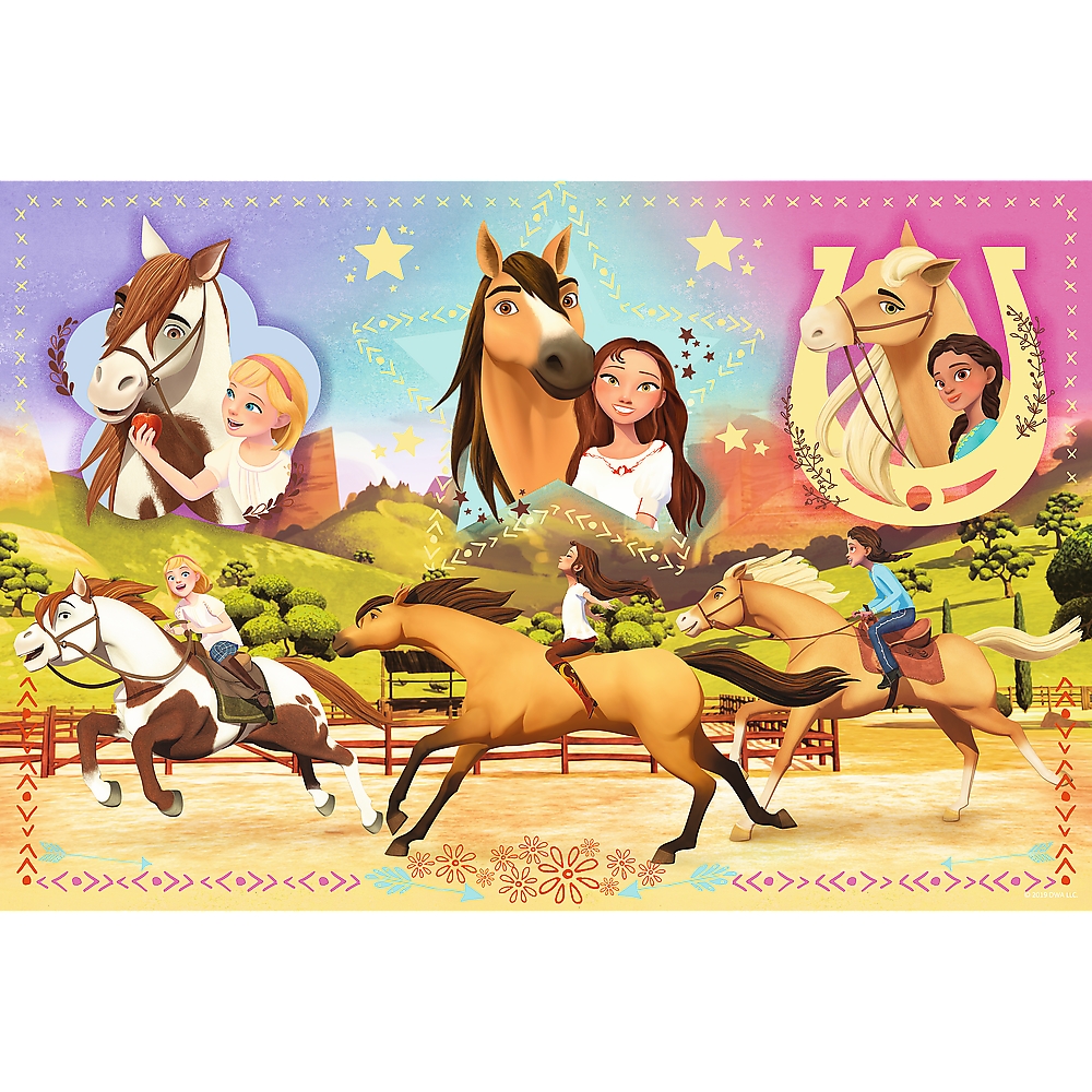 Puzzle 160: Spirit Riding Free - Trzy przyjaciółki (15370)