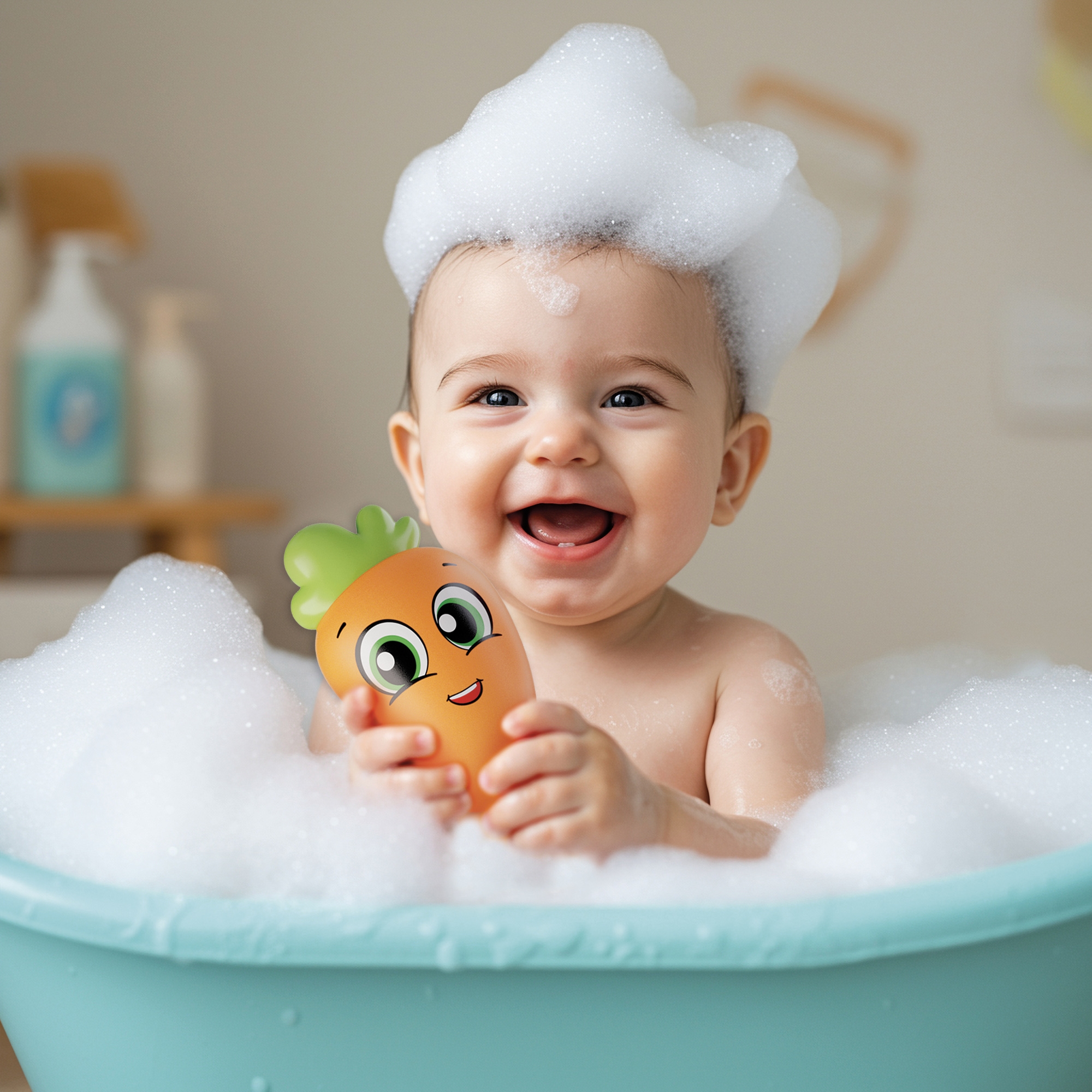 Carotina Baby, Warzywna zabawa w kąpieli
