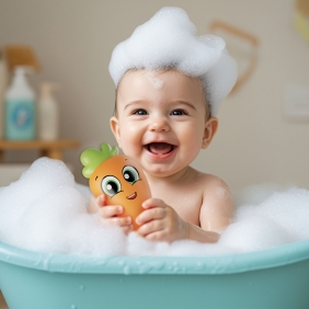 Carotina Baby, Warzywna zabawa w kąpieli