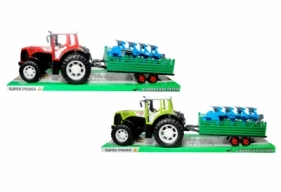 Traktor z przyczepą