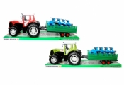 Traktor z przyczepą