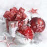 Serwetka Snowy Baubles SDL057800