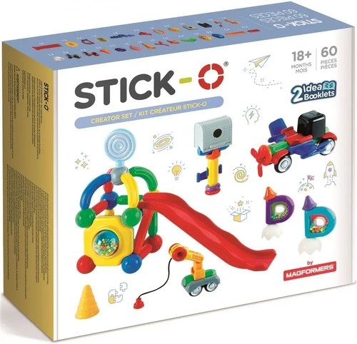 STICK-O Zestaw konstrukcyjny 60 elementów