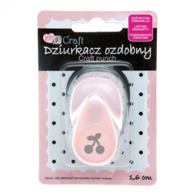 Dziurkacz ozdobny 1,6cm wiśnie (JCDZ-105B-S56)