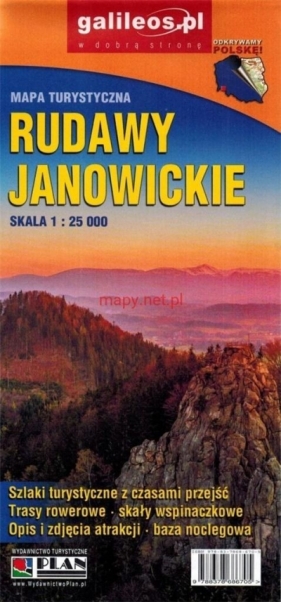 Mapa - Rudawy Janowickie 1:25 000 - Opracowanie zbiorowe