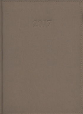Kalendarz 2017 KKA-4DL książkowy lux kawa z mlekiem