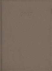 Kalendarz 2017 KKA-4DL książkowy lux kawa z mlekiem