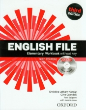 English File Elementary Workbook without key + CD-ROM - Clive Oxenden, Christina Latham-Koenig, Paul Seligson
